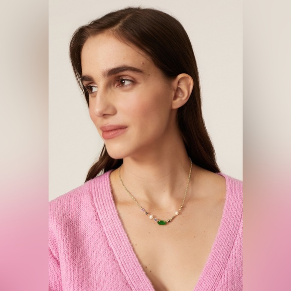 KENDRA SCOTT *NWT* Madelyn Strand Necklace in Gold/Multi Mix - Picture 4 of 9